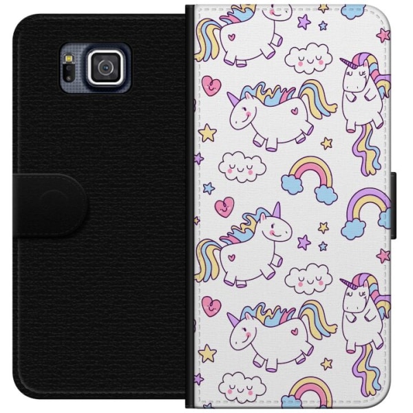 Samsung Galaxy Alpha Plånboksfodral Unicorn Pattern