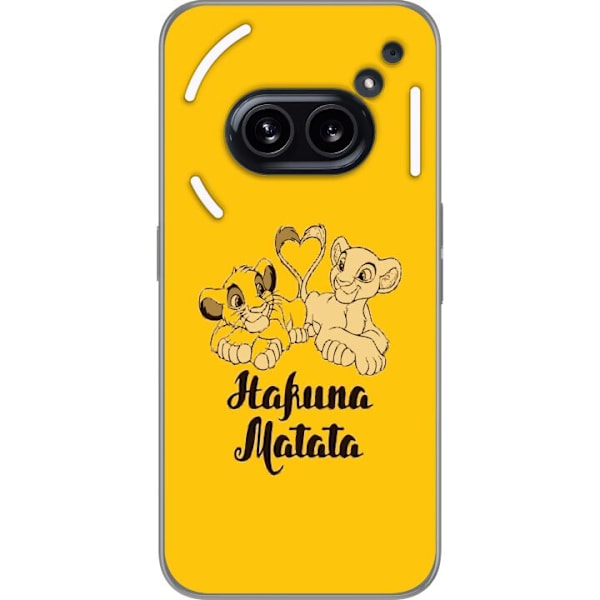 Nothing Phone (2a) Genomskinligt Skal Hakuna Matata