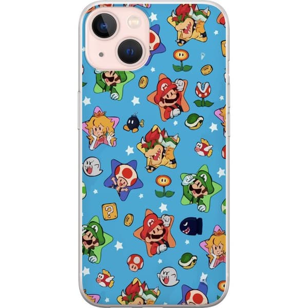 Kompatibel Mobilcover til Apple iPhone 13 Nintendo Mario Mønster Switch-spil