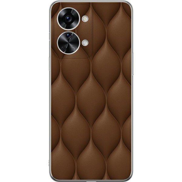 OnePlus Nord 2T Genomskinligt Skal Cocoa Scales