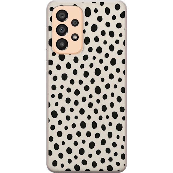 Samsung Galaxy A33 5G Genomskinligt Skal Dot Dance