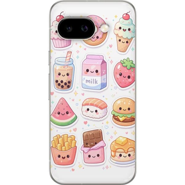 Kompatibelt Mobildeksel til Google Pixel 9a pixelmonster grön
