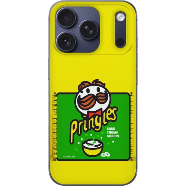 Kompatibelt Mobilskal till Apple iPhone 17 Pro Pringles gul