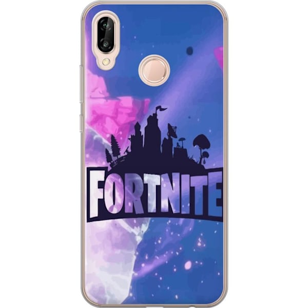 Huawei P20 lite Läpinäkyvä kuori Fortnite