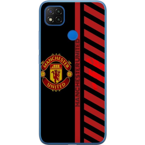Xiaomi Redmi 9C Gennemsigtig cover Manchester United