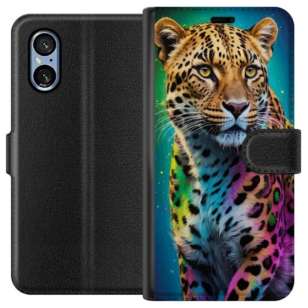 Sony Xperia 10 VI Tegnebogsetui Leopard