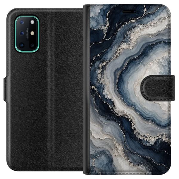 Kompatibel Tegnebogsetui til OnePlus 8T Nattagat blå