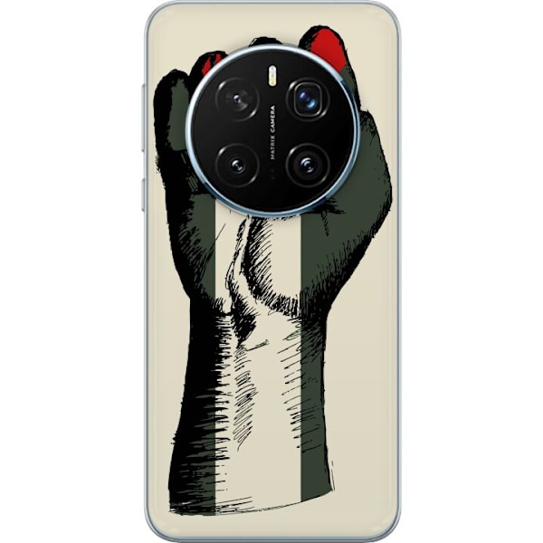 Honor Magic7 Pro Gennemsigtig cover Hånd bundet i Palæstinas