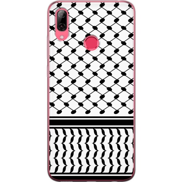 Huawei Y7 (2019) Genomskinligt Skal Keffiyeh mönster