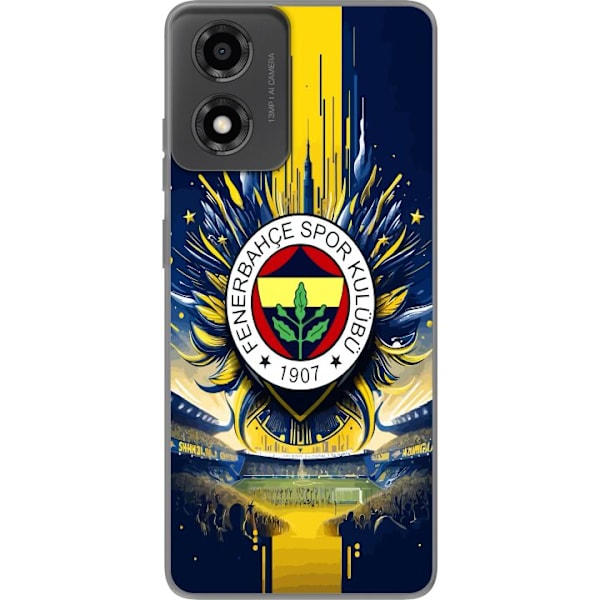 Motorola Moto E14 Läpinäkyvä kuori Fenerbahçe SK