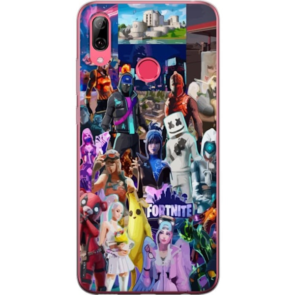 Huawei Y7 (2019) Gennemsigtig cover Fortnite