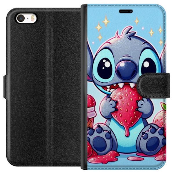 Apple iPhone SE (2016) Lommeboketui Strawberry Stitch