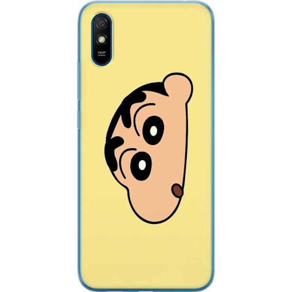 Xiaomi Redmi 9AT Genomskinligt Skal Peeking Shinchan