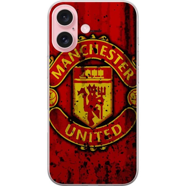 Apple iPhone 16 Gjennomsiktig deksel Manchester United F.C.