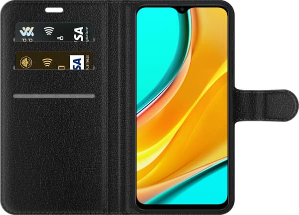 Yhteensopiva Lompakkokotelo Xiaomi Redmi 9 Blå elgitarr sininen