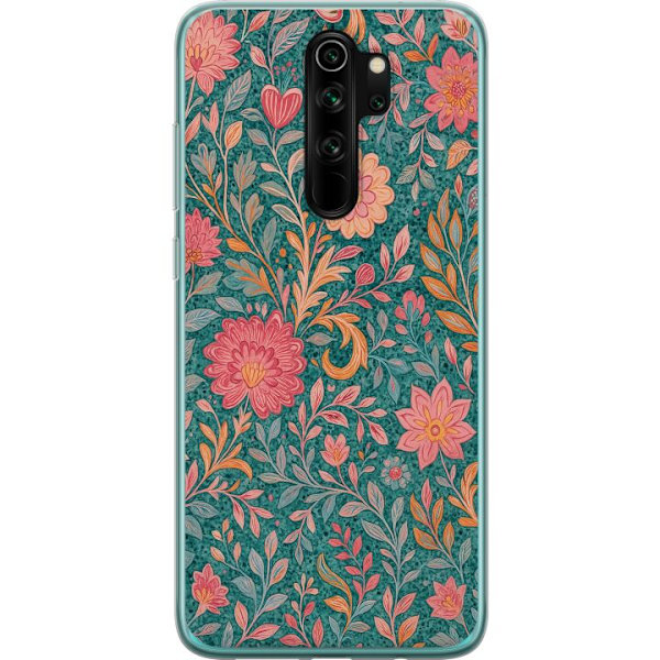 Xiaomi Redmi Note 8 Pro  Gennemsigtig cover Floral Dream