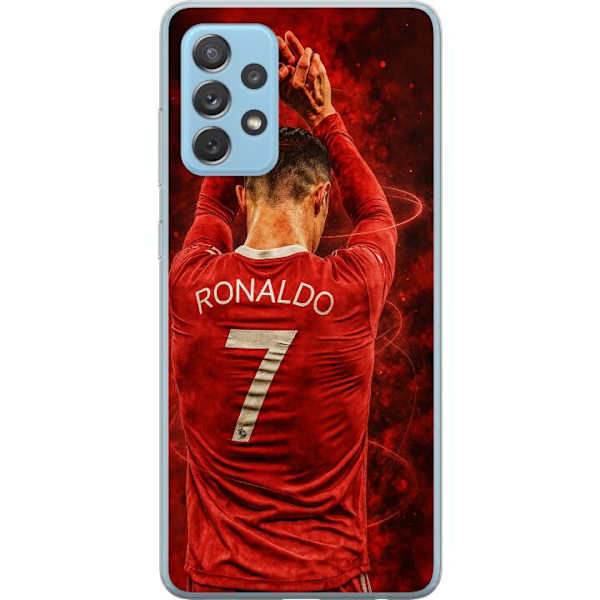 Samsung Galaxy A72 5G Läpinäkyvä kuori Ronaldo