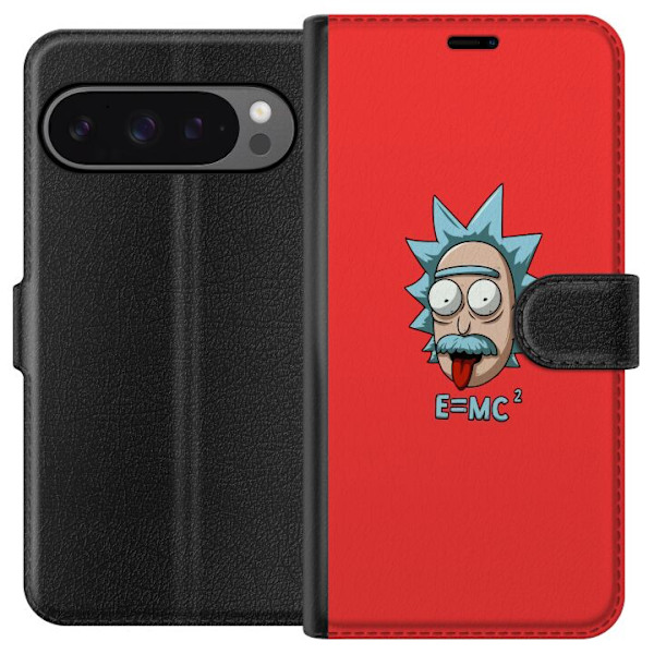 Google Pixel 9 Pro XL Lompakkokotelo E=MC2 Rick and Morty