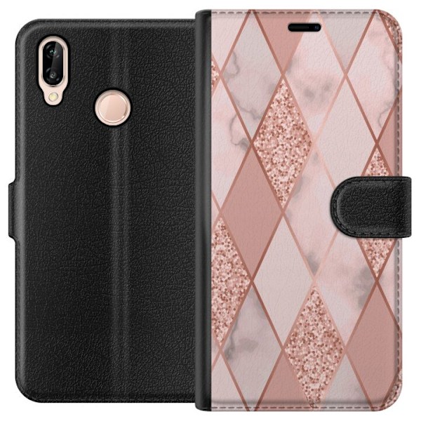 Huawei P20 lite Lompakkokotelo Hieman Hienostunut