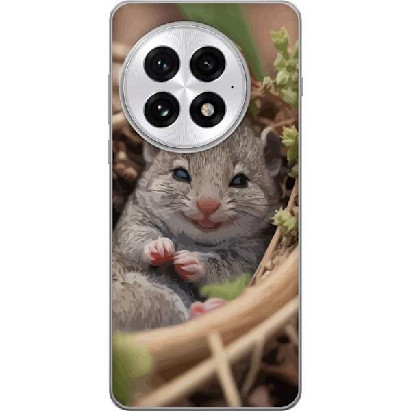 OnePlus 13 Gennemsigtig cover Rotte Smilende Dyremotiv By Motiv Urban Grafisk Design Populært Sjovt Motiv Kunstart Stil