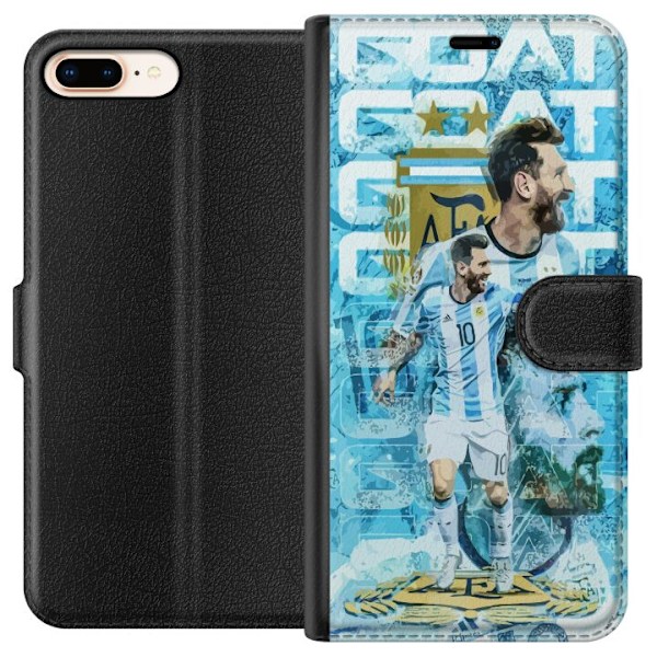 Apple iPhone 7 Plus Plånboksfodral Messi
