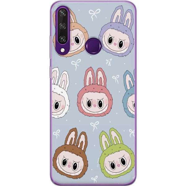Huawei Y6p Läpinäkyvä kuori Tähtikuvioitu hirviöasenne