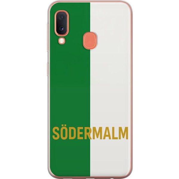 Samsung Galaxy A20e Läpinäkyvä kuori Södermalm - jalkapall