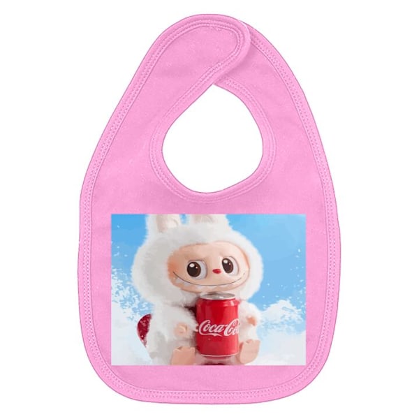 Bebis Haklapp Labubu Summer Edition Mörkrosa one size