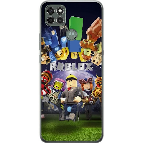 Motorola Moto G9 Power Läpinäkyvä kuori Roblox Maailma - Pelaamisseikkailu Lapsille ja Nuorille