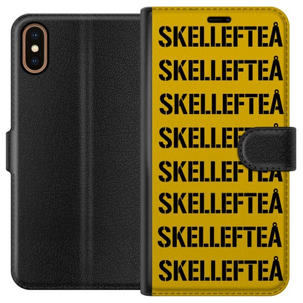 Apple iPhone XS Plånboksfodral Skellefteå SM GULD