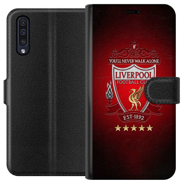 Samsung Galaxy A50 Lompakkokotelo YNWA Liverpool