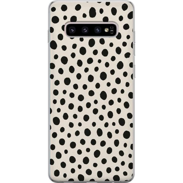 Kompatibelt Mobilskal till Samsung Galaxy S10+ Dot Dance