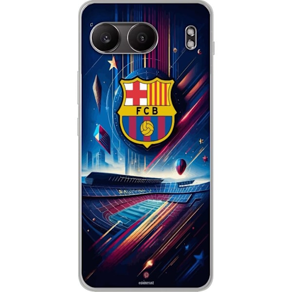 OnePlus Nord 4 Läpinäkyvä kuori FC Barcelona