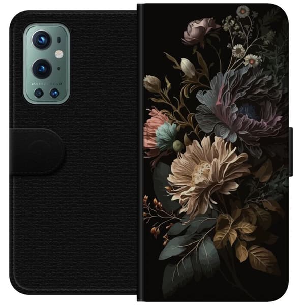 Kompatibelt Plånboksfodral till OnePlus 9 Pro Blommor