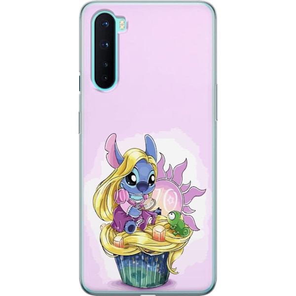 OnePlus Nord Läpinäkyvä kuori Stitch Prinsessa