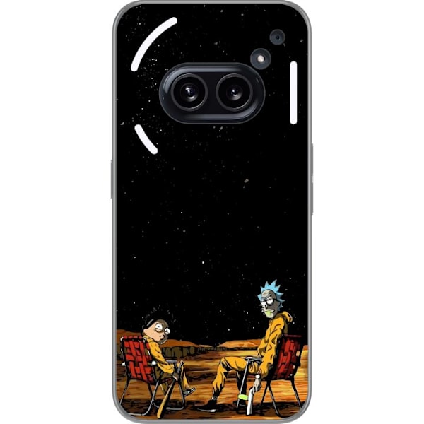 Nothing Phone (2a) Gjennomsiktig deksel Rick og Morty