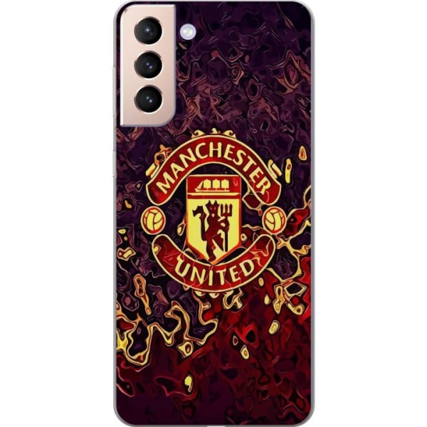 Samsung Galaxy S21 Gennemsigtig cover Manchester United