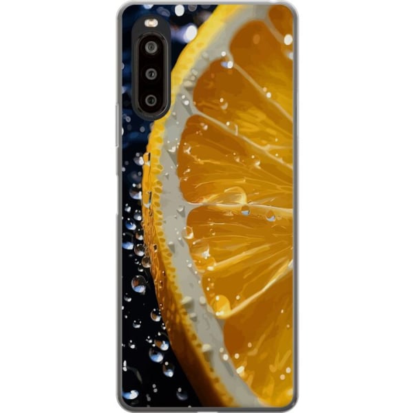 Sony Xperia 10 II Gennemsigtig cover Appelsin