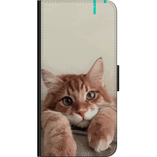 Kompatibelt Lommeboketui til OnePlus 7 Pro Katt