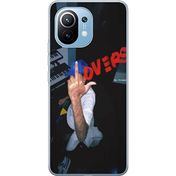 Xiaomi Mi 11 Gennemsigtig cover Kærlighed Mystik Design Romantisk Motiv Populært Grafisk Mønster Mode Stil