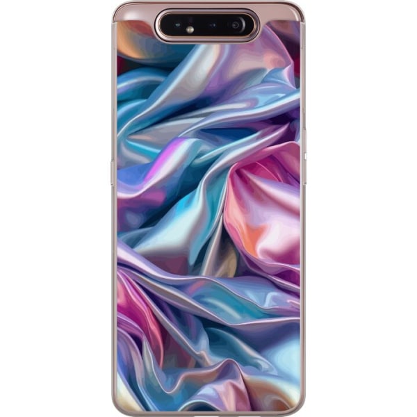 Samsung Galaxy A80 Gennemsigtig cover Skinnende silke