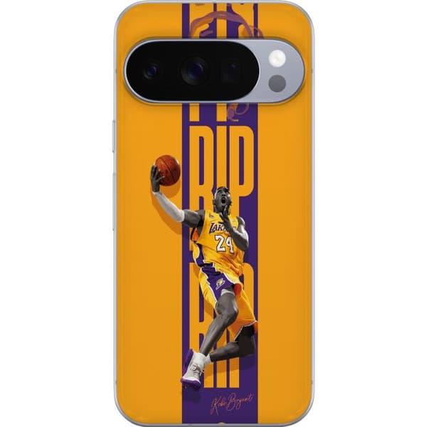 Kompatibelt Mobildeksel til Google Pixel 11 Pro Kobe Bryant i Lakers-drakt under kraftfull dunk gul
