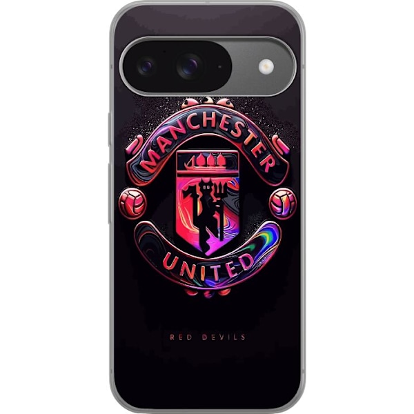 Google Pixel 9 Pro Gennemsigtig cover Manchester United