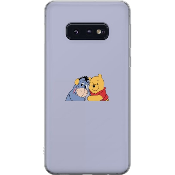 Samsung Galaxy S10e Läpinäkyvä kuori Nalle Puh ja Ihaa