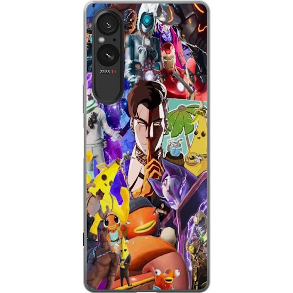 Sony Xperia 10 VI Gennemsigtig cover Fortnite