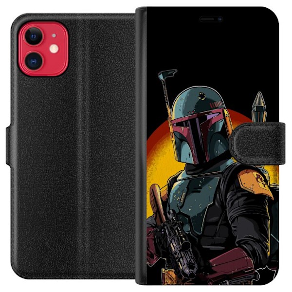 Apple iPhone 11 Lompakkokotelo The Mandalorian