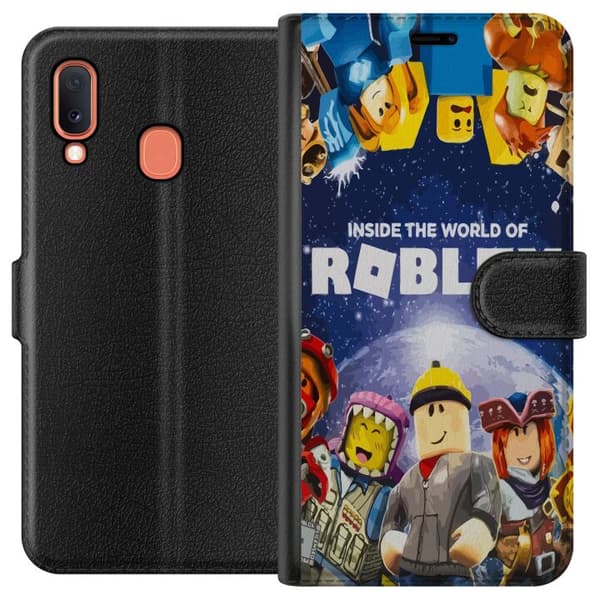 Kompatibelt Plånboksfodral till Samsung Galaxy A20e Roblox
