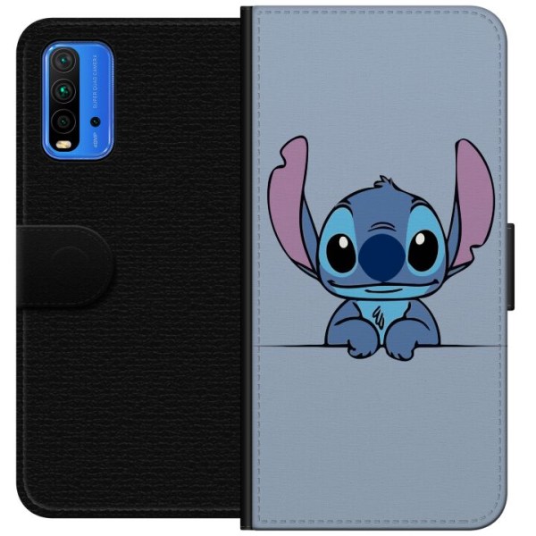 Xiaomi Redmi Note 9 4G Lommeboketui Lilo & Stitch