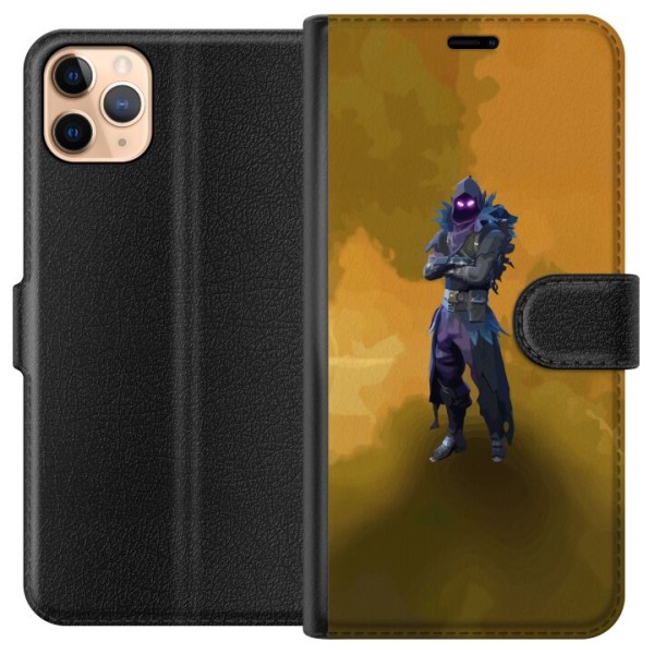 Apple iPhone 11 Pro Max Plånboksfodral Fortnite - Raven