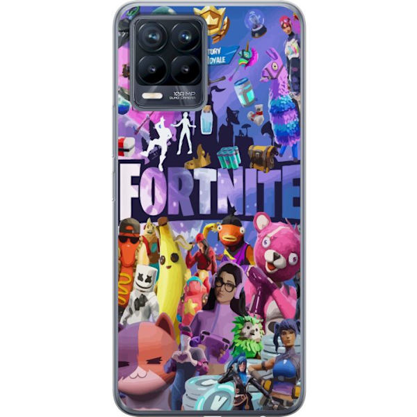 Realme 8 Läpinäkyvä kuori Fortnite Hahmot Peliteema Ikonit Peli Suunnittelu Suosittu Taistelurojalainen Lapset Pelihahmojen Teema